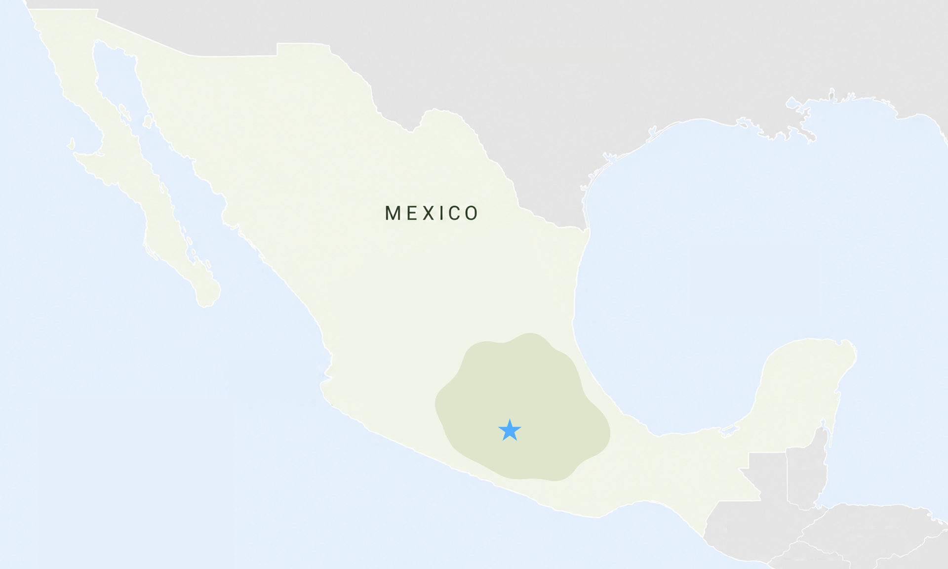 Mapa de cobertura en México